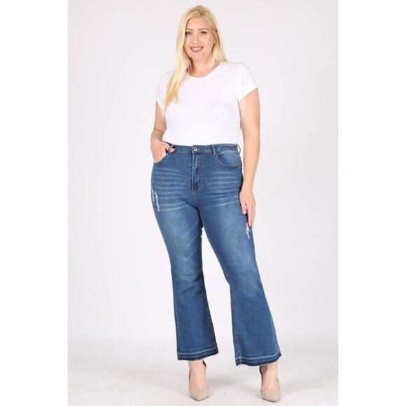 american blue premium denum jeans womens size 5 distressed